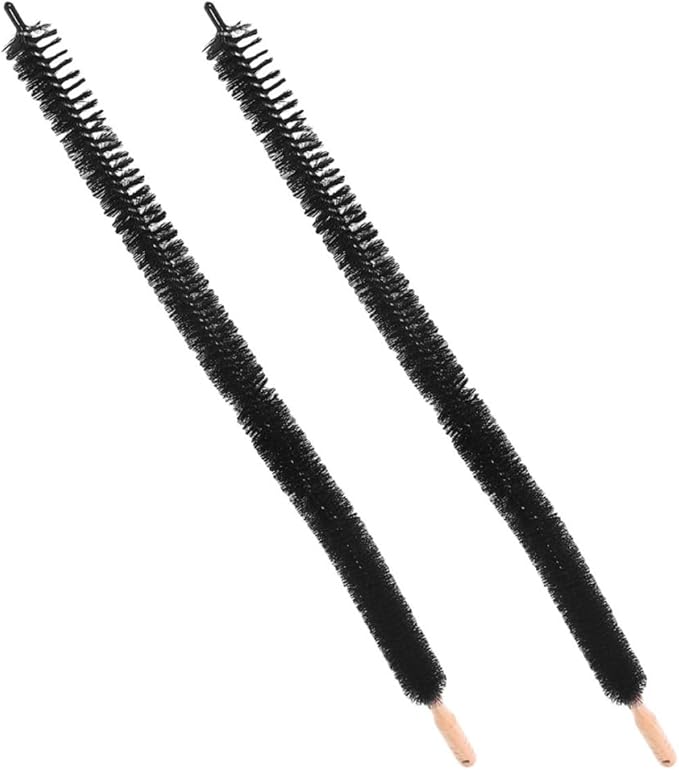 Housoutil Washing Machine Cleaning Brush and Dryer Vent Duct Cleaner Set, Long Handle Multi-Purpose Flexible Scrub Brush for Front Load Washer and Dryer Pipe Maintenance, 2 Pieces