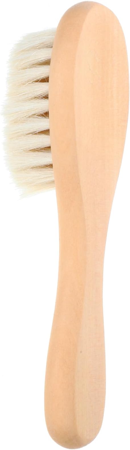 Soft Stain Brush for Delicate Fabrics Natural Goat Hair Cleaning Brush for Removal of Stubborn Stains Clothes Knits Cotton and Linen Reusable and Gentle Scrub