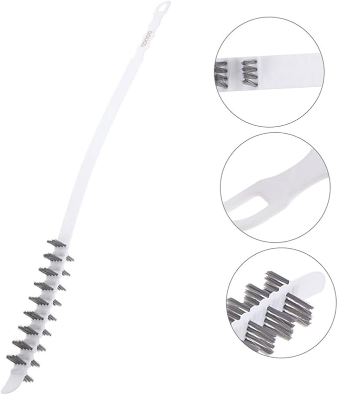 PartyKindom 2pcs Drum Washing Machine Cleaning Brush Flexible Dryer Vent Cleaner Tool for Deep Cleaning Inner Walls Crevices Material Easy to Store Compact Design