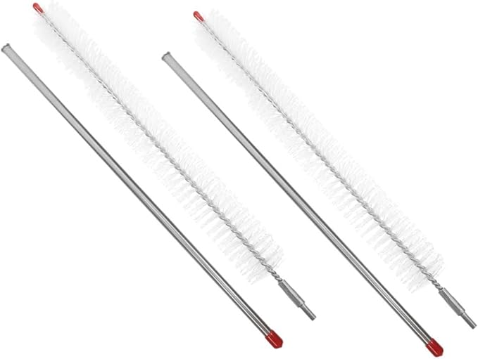 ULTECHNOVO 2Pcs Stainless Steel Washing Machine Cleaner Brush with Long Handle for Deep Cleaning Appliances Dryer Lint Brush for Efficient Vent and Refrigerator Maintenance