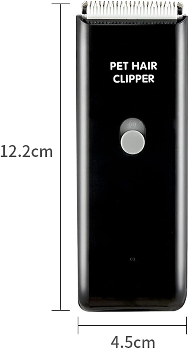 Grimgrow Dog Cat Home Hair Waterproof Clipper Portable Electric USB Rechargeable Pet Grooming Tools Low Noise Shaver Cordless Trimmer for Small and Large Pets