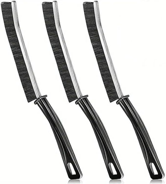 5-Pack Beveled Cleaning Brushes– HardDurable Stiff Bristle Scrub Brushes for Tight Gaps, Bathroom, Kitchen & Tile Cleaning – Multi-Purpose Gap Cleaner Tool for Hard-to-Reach Spaces, Non-Slip Handle