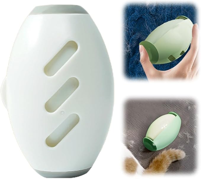 Reusable Silicone Lint Roller, 2025 Upgraded Washable Sticky Roller Powerful Adhesion for Pet Hair and Dust Removal, Portable Home Travel Lint Roller for Clothes Bed Sofa (1, White)