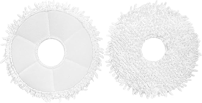 10 Pack Mop Pads Kits Accessories Replacement Compatible for ECOVACS DEEBOT X1 Omni / X1 TURBO Robot Vacuum Mopping Cloth Pads Replacement Parts