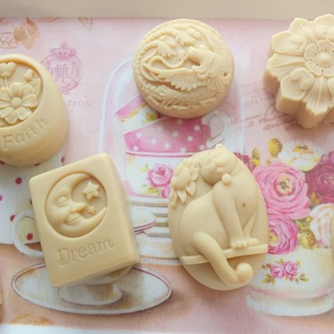 GRAINRAIN Soap Mold Silicone Frog Tadpole Mother (11515) for Soap Making Craft DIY Handmade Chocolate Candy Cake Mold