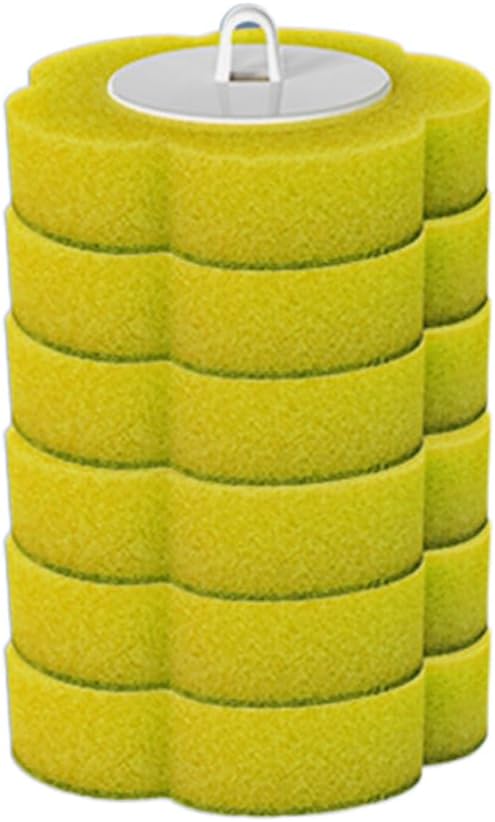 Disposable Toilet Brush, 2025 New Toilet Brush Holder, Compact Wall Mounted Toilet Brush for Modern Bathrooms, Hygienic Toilet Cleaner for Families (Lemon Flavor 6PCS)
