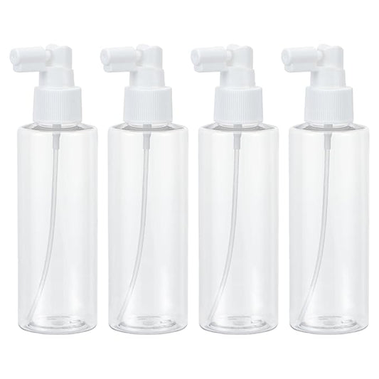 Yebeauty 5oz Portable Small Spray Bottles Plastic Empty Fine Mist with Long Mouth Transparent TSA Approved Travel Size Atomizer for Plants Perfumes Cleaning Mouthwash, 2 Pack Durable Fine Mist Bottle