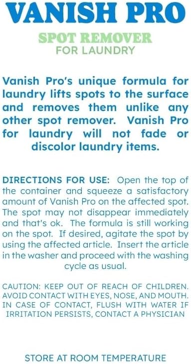 Professional Strength Spot Remover For Laundry - 1Pack (8 oz)