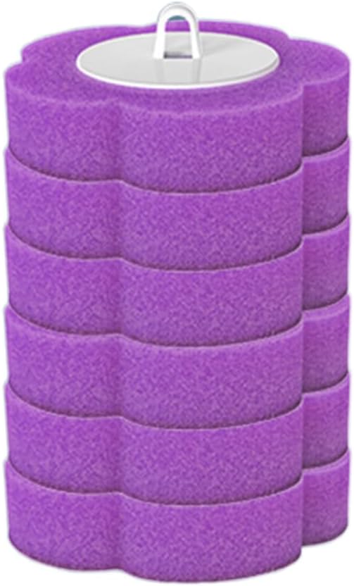 Disposable Toilet Brush, 2025 New Toilet Brush Holder, Compact Wall Mounted Toilet Brush for Modern Bathrooms, Hygienic Toilet Cleaner for Families (Lavender Flavor 6PCS)