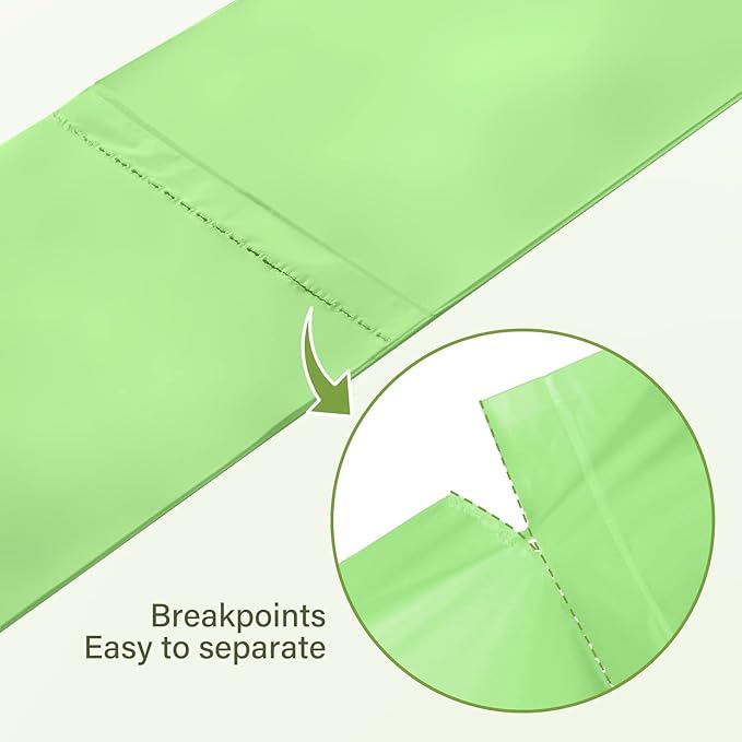 Eargardin Compostable Trash Bags 2.6 Gallon 100 Counts Compost Small Garbage Bag for Kitchen Bathroom BPI Certified, Green