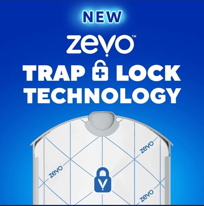 Zevo Flying Insect Trap Refill Cartridges | Long-Lasting Indoor Protection | Fits All Zevo Plug-in Traps | Attracts & Traps Gnats, Fruit Flies & Mosquitoes (8 Refill Cartridges)