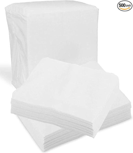 Disposable Dry Wipes, 500 Pack – Ultra Soft Non-Moistened Cleansing Cloths for Adults, Incontinence, Baby Care, Makeup Removal – 9.5" x 13.5" - Hospital Grade, Durable – by ProHeal
