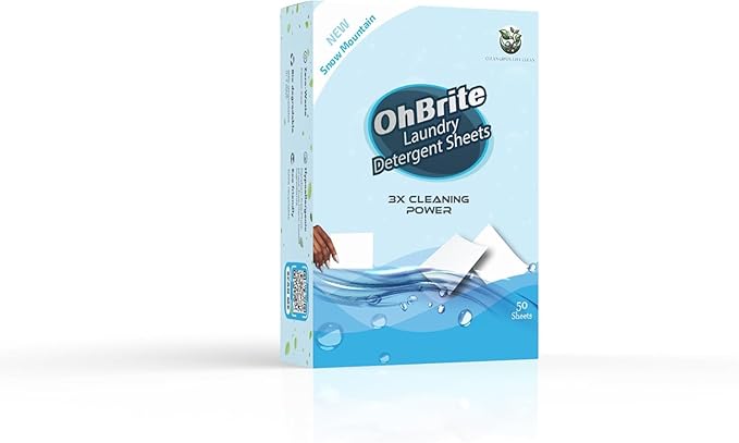 Natural Laundry Detergent Sheets - Snow Mountain