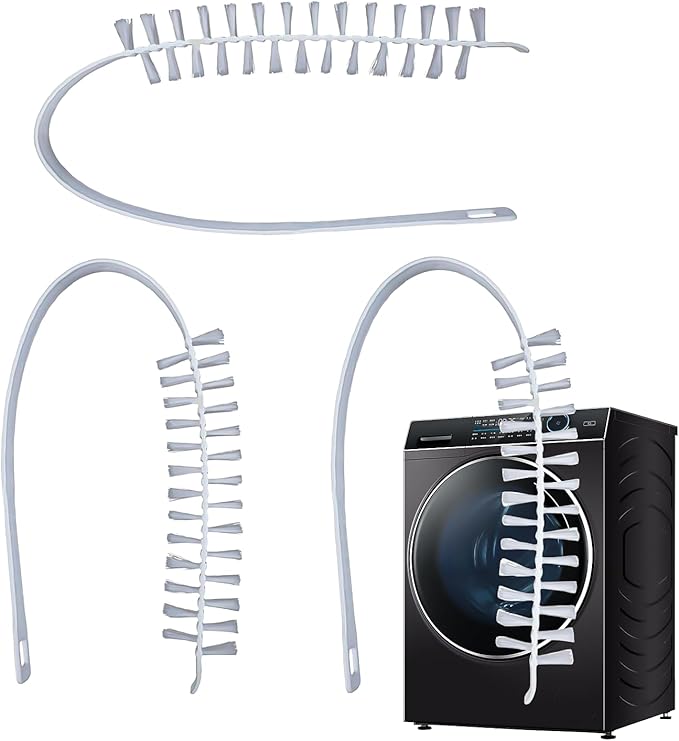 3Pcs Washing Machine Cleaning Brush, Washing Machine Brush Washing Machine Cleaner Front Load Washer Cleaner Brush Load Washer Cleaner Drum Washing Machine Cleaning Tools