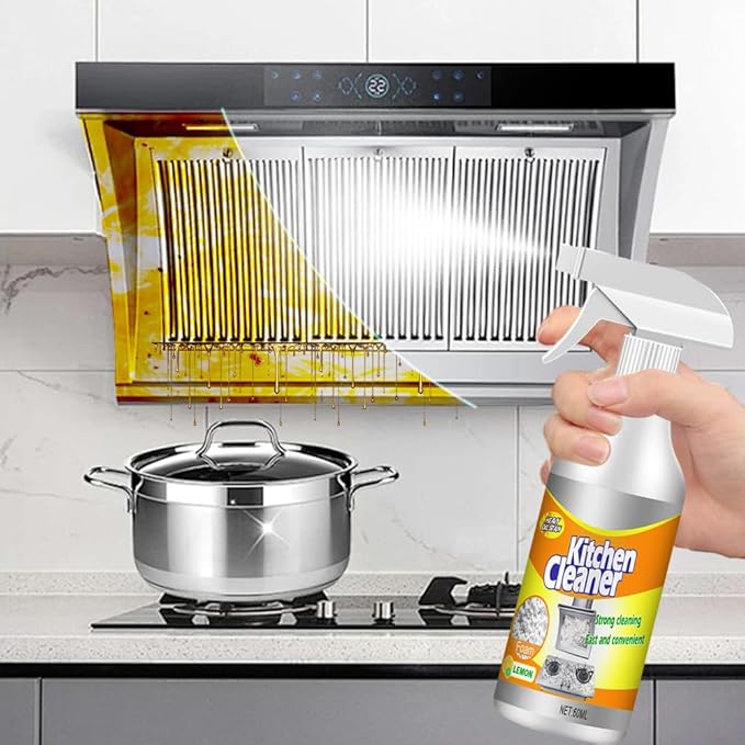 Kitchen Foam Cleaner, 2025 New All-Purpose Foam Spray for Stubborn Stains, Upgraded Multi-Purpose Cleaner for Pots and Pans (1PCS)