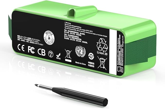 1800Li Replacement Battery for iRobot Roomba, Imported battery Replacement for Roomba 900 800 700 600 Series, for 960 965 970 980 981 801 805 850 860 877 890 891 895 780 790 614 615 640 665 670 675