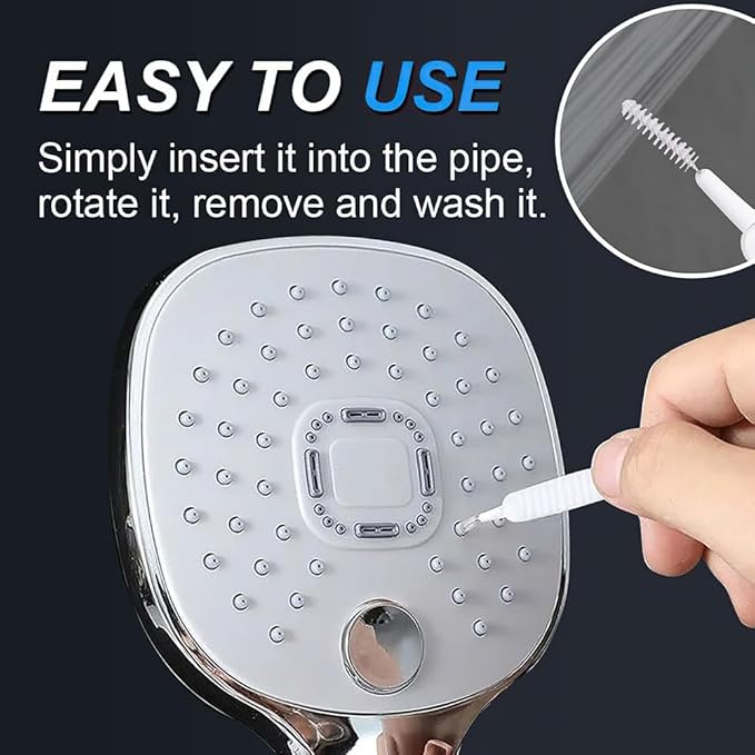 Upgrade Shower Head Cleaning Brush, Gap Hole Anti-Clogging Cleaning Brush, Shower Head Cleaner Picks Brush Tiny Cleaning Brush for Shower Head, Multifunction Shower Head Cleaning Brushes (10PCS)