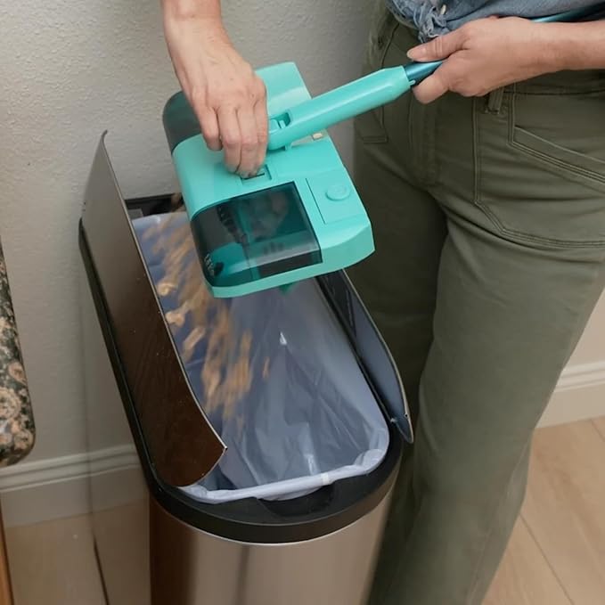 Teko Turbo Powered Cordless Stick Vacuum Cleaner – Multi-Surface Rechargeable Sweeper for Carpet, Hardwood, and Tile, Lightweight Household Wireless Vacuum for Pet Hair & Floor Cleaning, Sage Green