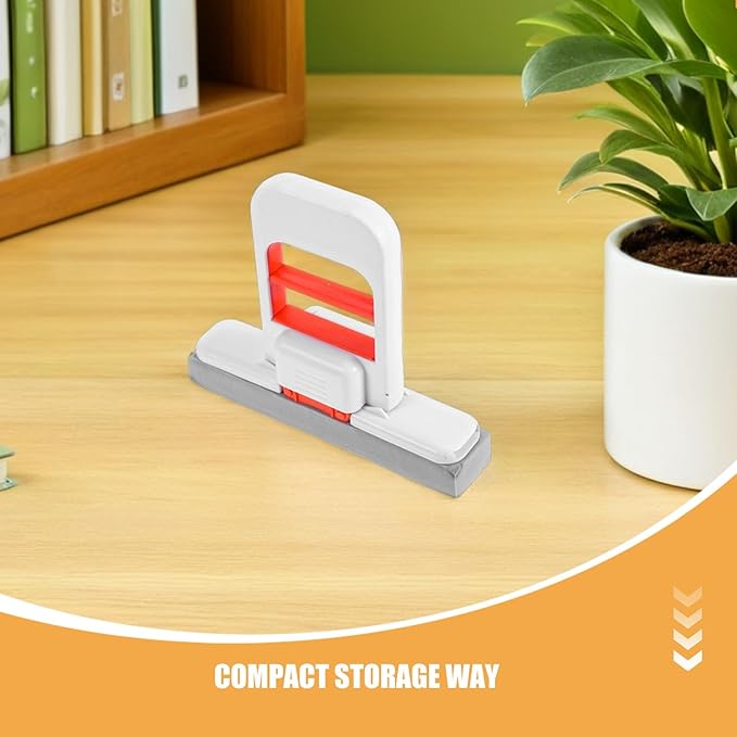 Generic 1Set Mini Mop: Foldable Mini Mop - Portable Cleaning Sponge for Kitchen Countertops, Bathroom Surfaces, Car Interiors, Glass, Desktop Dusting