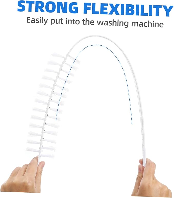 minkissy Washing Machine Drum Cleaning Brush Washer Brush for Daily Cleaning Easy to Use Tool for Removing Dirt and Dust Buildup Improves Washer Performance and Longevity