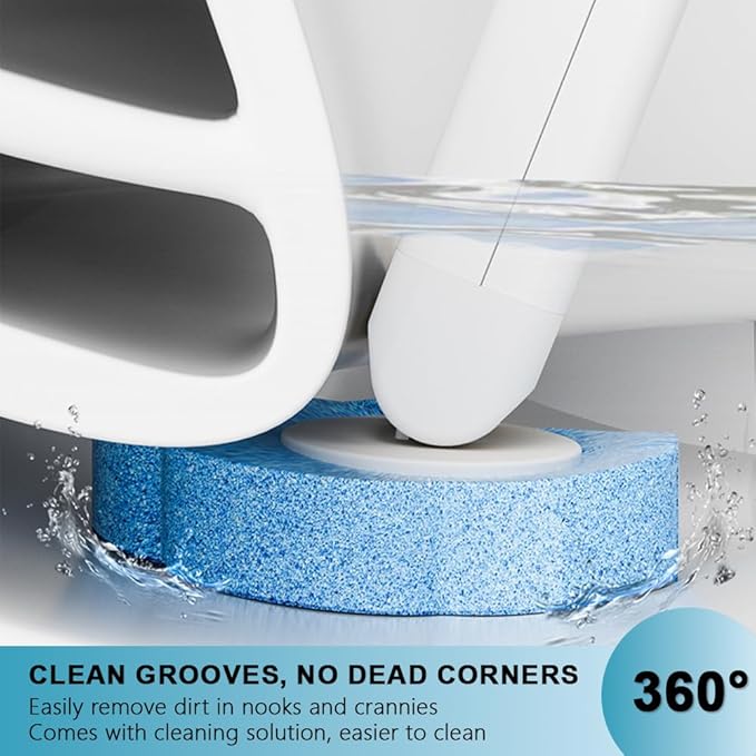 Disposable Toilet Brush,Toilet Bowl Cleaner,Toilet Cleaning Supplies,Toilet Bowl Brush,Automatic lid-Opening and Closing Toilet Brush with Holder, 48 Refills for Cleaning and Bathroom Maintenance