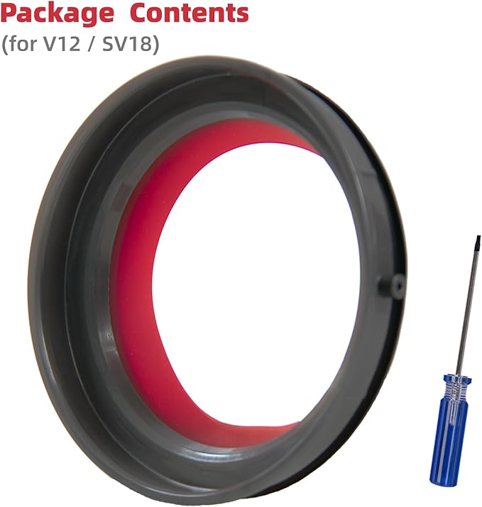 Dust Bin Bucket Top Fixed Sealing Ring Replacement for Dyson V12 SV18 SV20 Detect Slim & Digital Slim Vacuum Cleaner Accessories Assembly