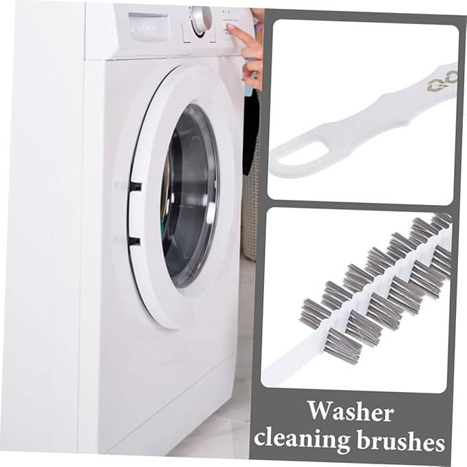PartyKindom 2pcs Drum Washing Machine Cleaning Brush Flexible Dryer Vent Cleaner Tool for Deep Cleaning Inner Walls Crevices Material Easy to Store Compact Design