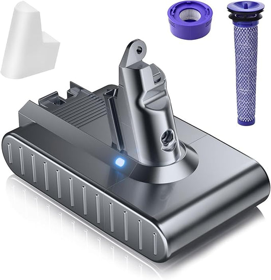 Bonacell 7000mAh 21.6V Replacement for Dyson V6 Battery Compatible with Dyson DC58 DC59 DC61 DC62 DC72 DC74 SV03 SV04 SV05 SV06 SV07 SV09 Series Cordless Vacuum Cleaner