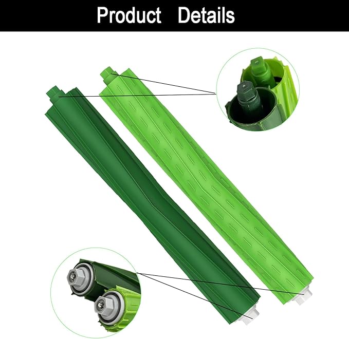 HyacGoaw 2-Pack Replacement Roller Brushes Compatible with iRobot Roomba E&I Series J7 J7+ i7 i7+ i3 i4 i6 i6+ i8 i8+Plus E5 E6 E7 Vacuum Cleaner