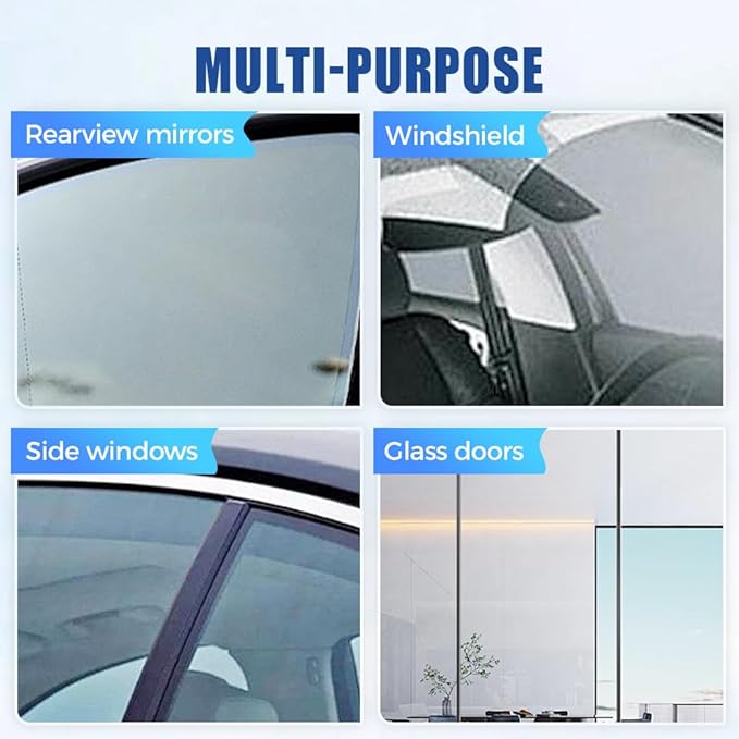 2026 Handheld Glass Oil-Film Remover, New Upgrade Emulsion Cleaner Glass Cleaning Board for Cars, Multifunctional Oil Film Remover for Windshield, Car Glass Brush for Car Maintenance (2, 200g)