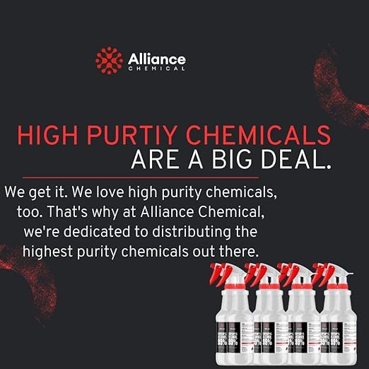 Isopropyl Alcohol 99% - 4 x 1 Quart Spray Bottles - High-Purity Concentrated Rubbing Alcohol for Effective Cleaning - Quick-Drying, Domestically Sourced IPA