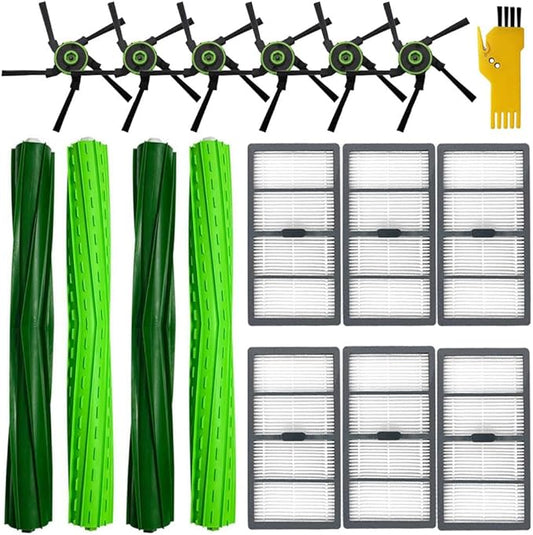 LAIMAI Replacement Parts for iRobot Roomba s9+ (9550) S9 (9150) Robot Vacuum Cleaner Accessories Kit 16 Packs Roller Brush & Filter & Side Brush