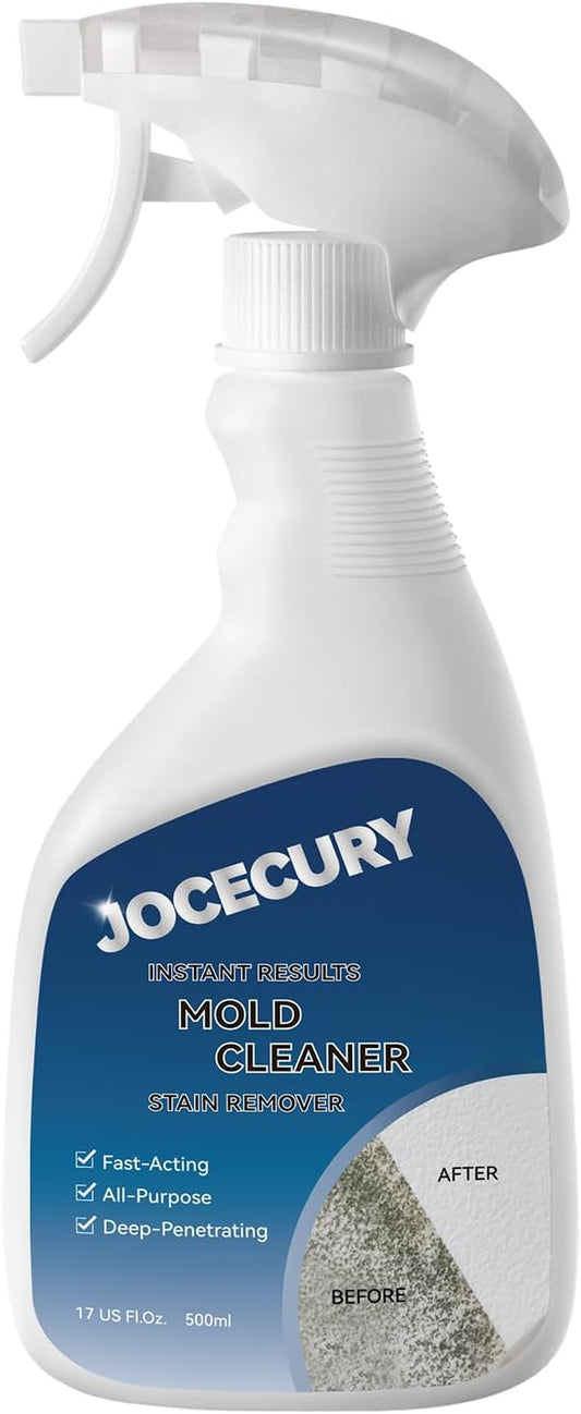 500ML Foaming Stain Remover Spray, Multi-Purpose Foam Cleaner for Bathroom, Kitchen & Hard Surfaces,Deep Penetrating Grout & Glass Stains Instantly