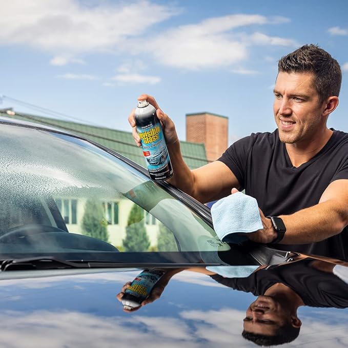 Invisible Glass 91164-4PK Premium Aerosol Glass Cleaner Spray for Car Windshields and Windows, Automotive and Home Window Cleaner, Streak-Free, Ammonia-Free, Tint-Safe – 19 oz (Pack of 4)