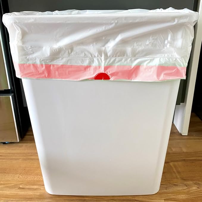 13 Gallon Trash Bags Drawstring, 500 Count, White & Unscented Garbage Bags, Multi-purpose Tall Kitchen Trash Bags Can Liners for Business Home Commercial and Industrial
