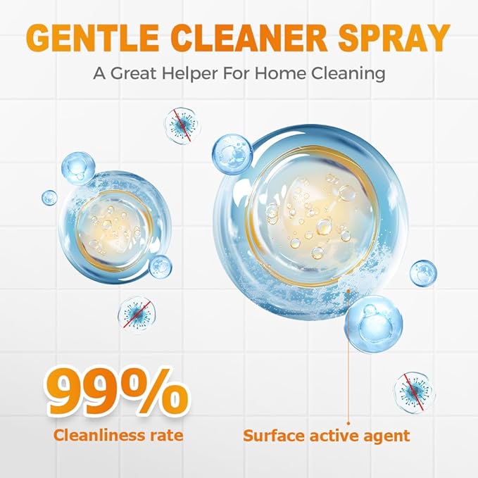 Stubborn Stains Cleaner, 2025 Upgraded Powerful kitchen Degreaser, Multipurpose Stain Removal Cleaners, Stove Cleaner for Gas Stove Top, Kitchen, Bath Shower Glass (3, One Sets)