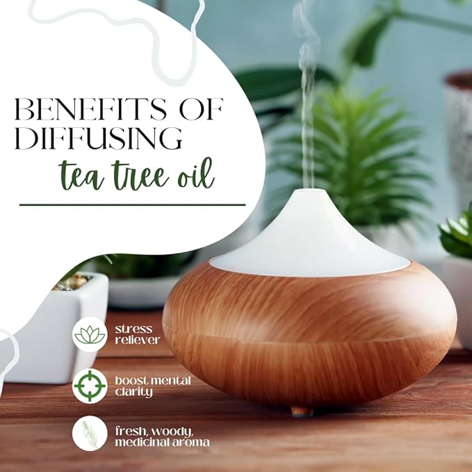 Tea Tree (Australia) Essential Oil - 100% Pure Essential Oil - 32 fl oz - Aluminum Bottle - GreenHealth
