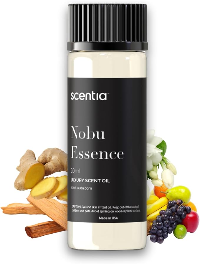 Scentia Hotel Diffuser Oil – Inspired by Nobu Hotels, Aromatherapy Fragrance Oil for Home, Office, Living Room (20 ml / 0.67 Fl Oz)