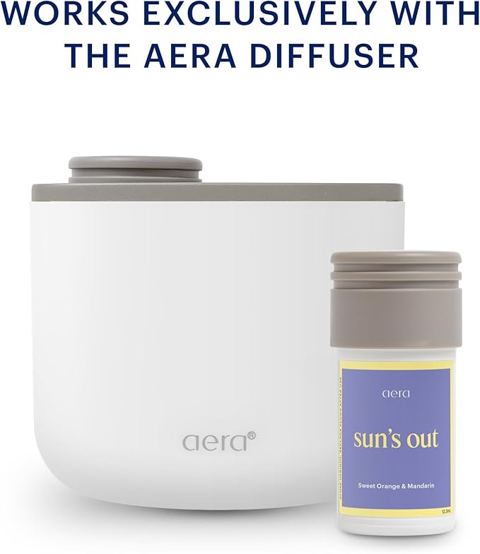 Aera Mini Sun's Out - Essential Oil for Home - Summer Fragrance - Notes of Sweet Orange and Mandarin - Scent Refill - Capsule Size Works with Mini Diffuser