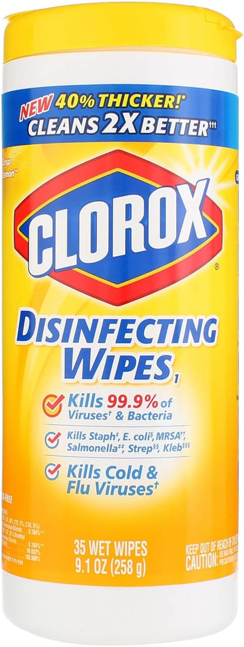 CLOROX WIPE LEMON 35CT