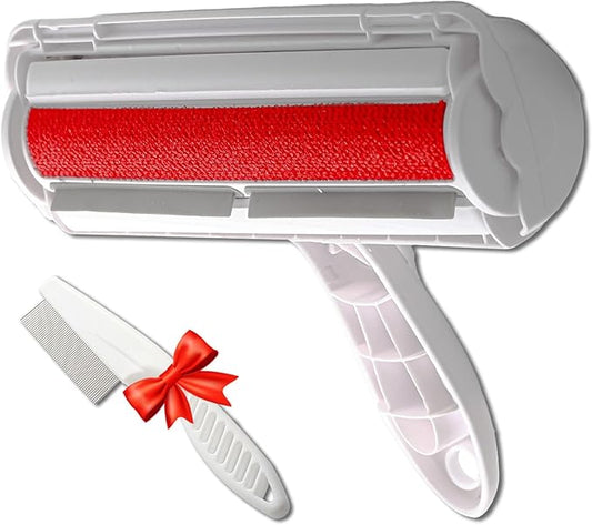 Pet Hair Remover and Reusable -Lint Roller for Pet Hair - Cat and Dog Hair Remover for Couch, Furniture, Carpet, Car Seat, Reusable Roller (Bonus Mini Hair Comb)