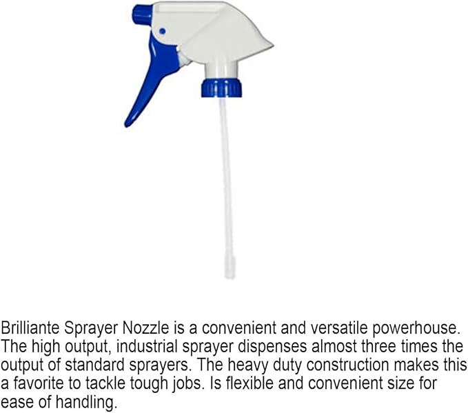 BRILLIANTÉ Crystal Chandelier Cleaner Manual Sprayer 32oz Spray Bottle & Gallon Refill, Environmentally Safe, Ammonia-Free, Drip-Dry Formula, Made in USA