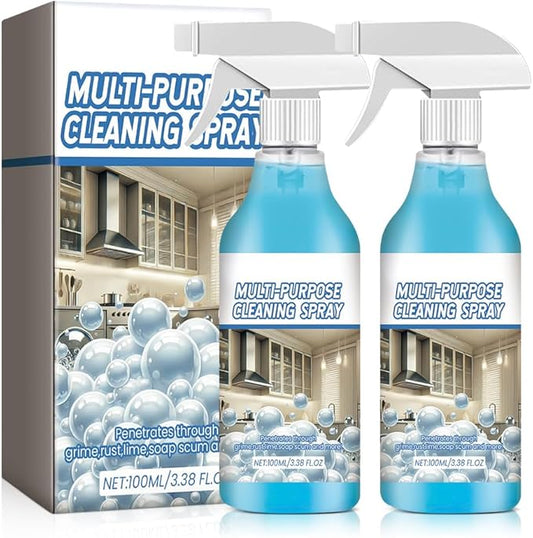 Spray Splash Cleaner, 2025 New Multi-Purpose Handheld Degreaser, Upgraded Foam Sprays for Ovens, Easy-To-Use Rust Remover for Kitchenware, Grime Remover Spray for Home Family (2)