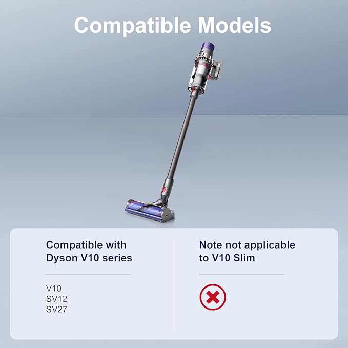 Vacuum Head Replacement Compatible with Dyson V10 Cyclone Cordless Vacuum Cleaner, The Motorhead Replacement Parts Suitable For Hardwood Floor Attachment, Includes 1 motorhead and 1 Replace Filter.