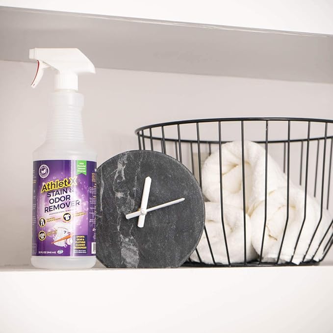 AthletX Amazing Sports Wear Stain & Odor Remover - Grass, Blood & Sweat Stains & Odors - Workout Clothes - Natural Enzymes - USA Made