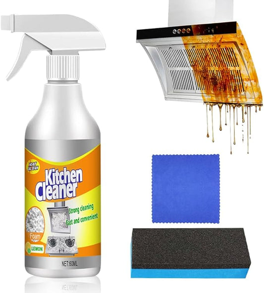 Kitchen Foam Cleaner, 2025 New All-Purpose Foam Spray for Stubborn Stains, Upgraded Multi-Purpose Cleaner for Pots and Pans (1PCS)