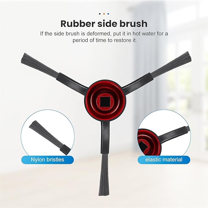 22 Pcs Accesories Kit for ECOVACS DEEBOT T30S / T30S PRO / T30S AI / T30S AI CARE Vacuum, Replacement Parts Include 1Rubber Brush, 4 Filters, 6 Pads, 6 T30S Dust Bag, 4 Side Brush and 1 Cleaning Tool