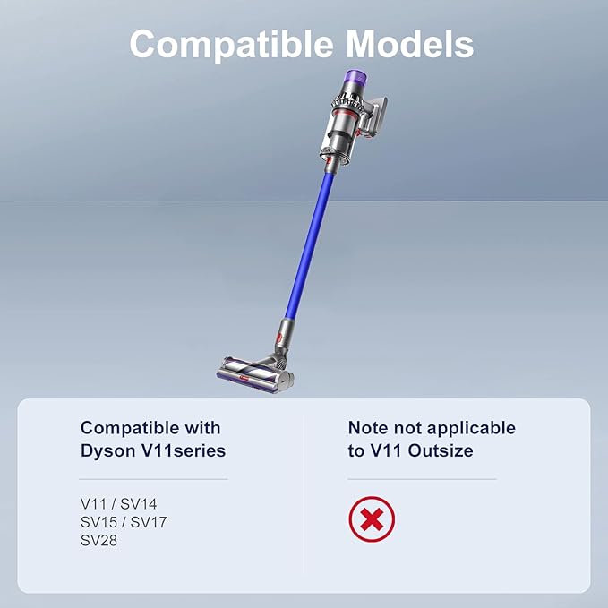 Vacuum Head Replacement Compatible with Dyson V11 Absolute V15 Animal Cordless Vacuum Cleaner,The Motorhead Replacement Parts Suitable For Hardwood Floor Attachment,Includes 1 motorhead and 1 filters.