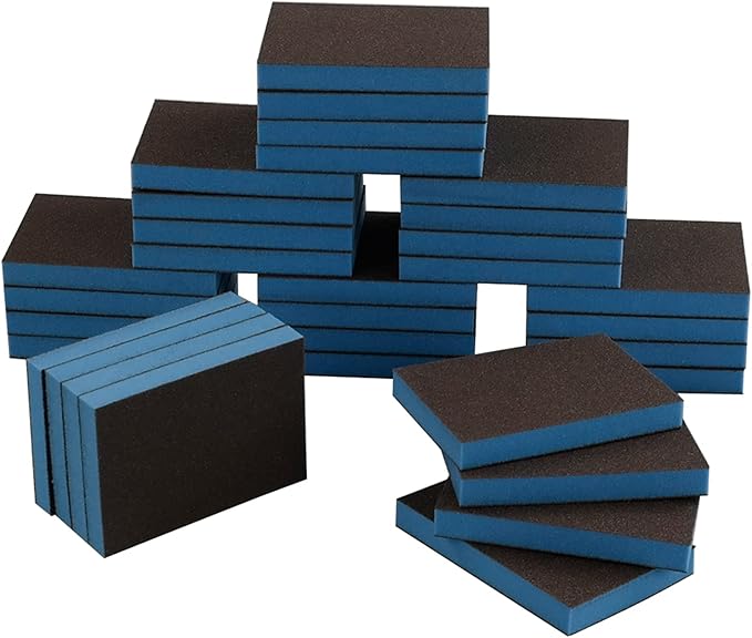 32 Packs Sanding Sponge, Wet and Dry Sanding Blocks