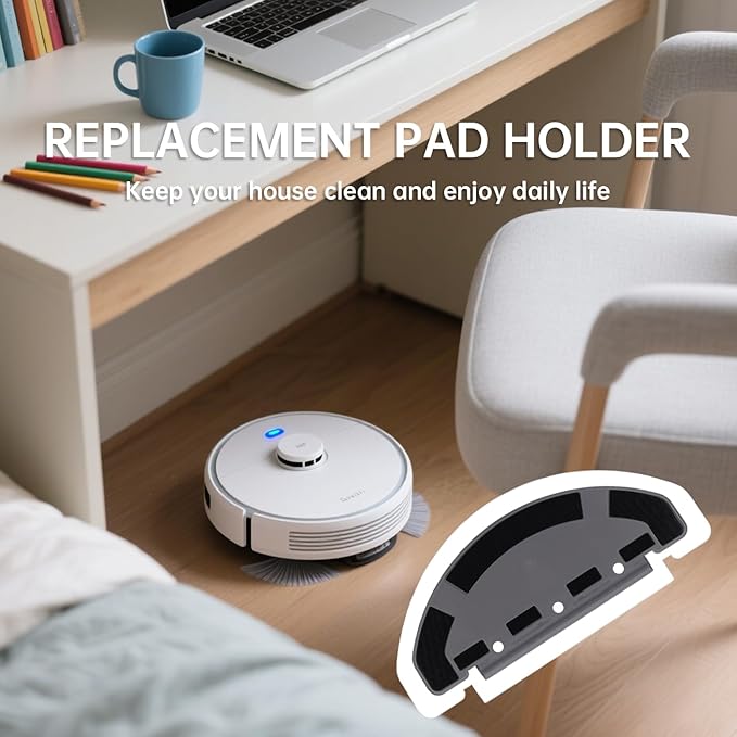 Mop Pad Plate Accessories for ECOVACS DEEBOT T8 /T8Aivi/T8 Max/T9/N8 PRO and for Yeedi Vac Max/Yeedi Vac/Station Vac Max/Vac 2 ProVacuum Cleaner